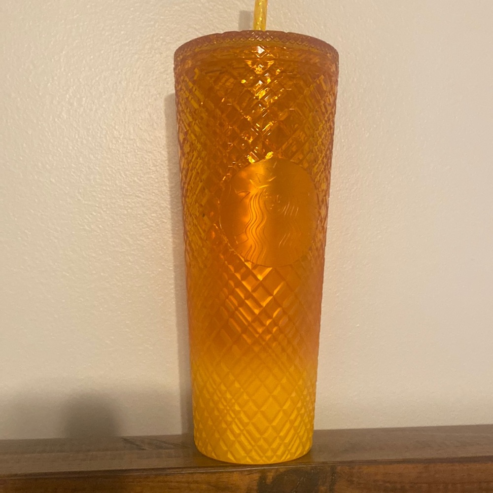 2022 Starbucks Orange Mango Venti Tumbler 24oz
